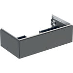 Mueble bajo Geberit ONE para lavabo, con un cajón: Ancho de lavabo=90cm, Lava / Cubierto mate